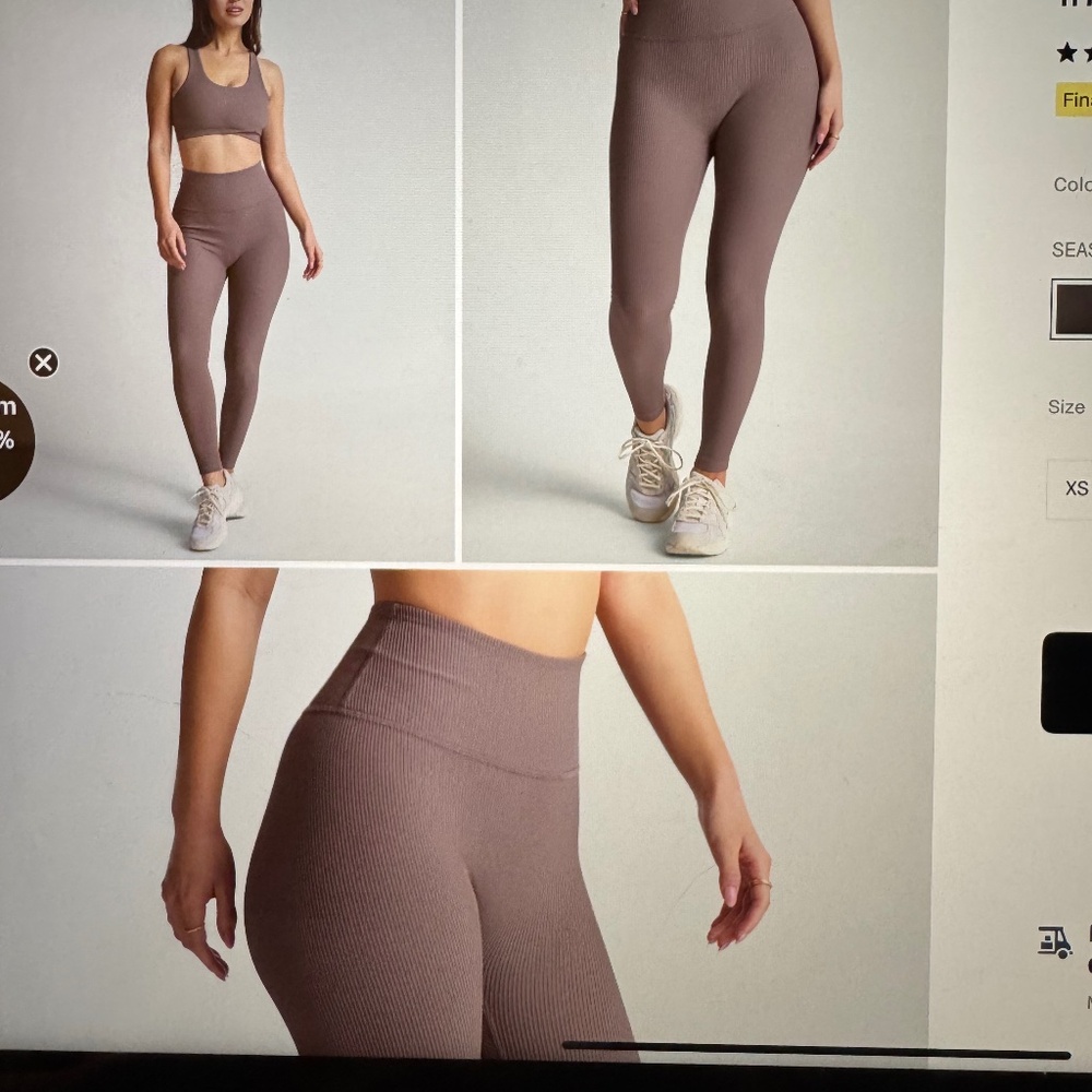 Beyond Yoga NWOT Impulse Ribbed Leggings